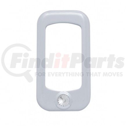 United Pacific 41143 Rocker Switch Face Plate - Rocker Switch Trim, with Clear Diamond