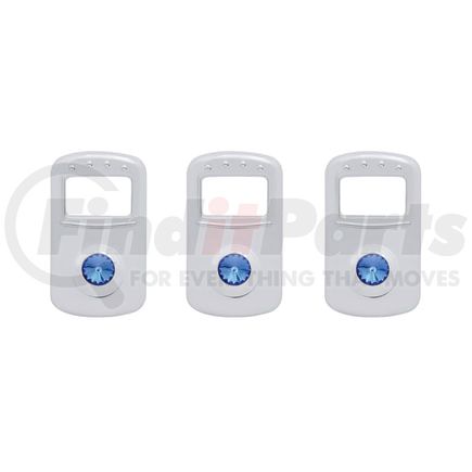 United Pacific 41703 Rocker Switch Cover - with Blue Diamond, for Kenworth/Peterbilt