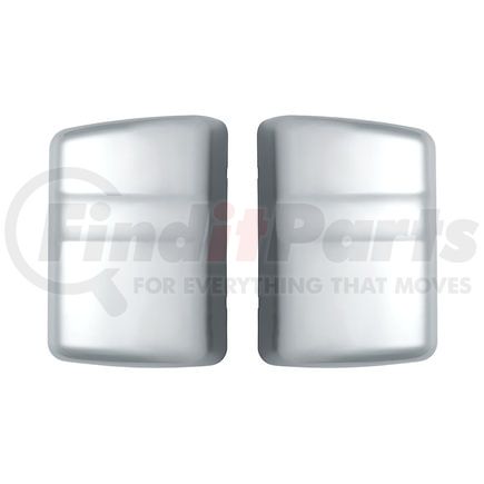 United Pacific 42009 Door Mirror Mount Cover - Mirror Arm Housing Cover Set, Chrome, for International
