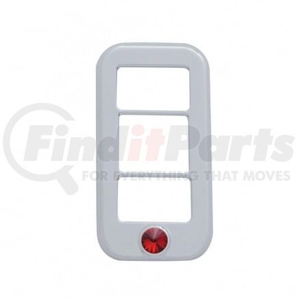 Chrome Lower Bottom Dash Switch Panel W/ 3 Openings - Driver Side For Chrome Lower Bottom Dash Switch Panel W/ 3 Openings - Driver Side For