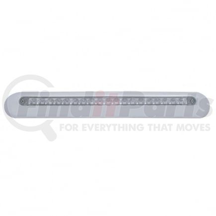 United Pacific 42315 Mirror Light Bar for Freightliner - Reflector/Turn Signal Light, Amber LED, Clear Lens, Chrome/Plastic Housing, 19 LED Light Bar