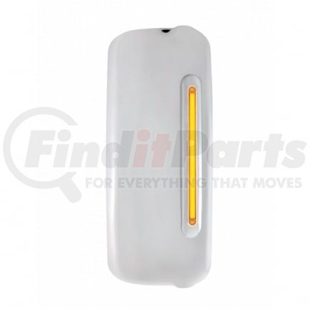 United Pacific 42399 Door Mirror Cover - RH, with 24 Amber LED 12" "Glo" Light, Amber Lens, for 2005+ Freightliner Century & Columbia