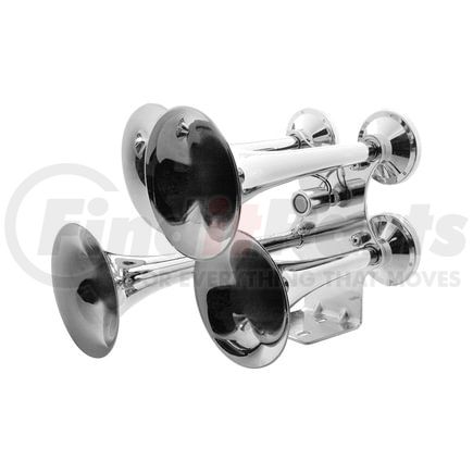 United Pacific 46130 Train Horn - 4 Trumpet, Chrome, Standard Duty