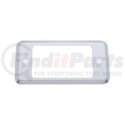 United Pacific 48027B Dashboard Panel - Plain Stainless "A" Panel Pocket Cover for Peterbilt
