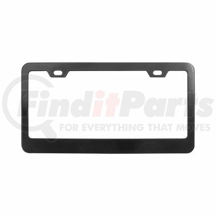 United Pacific 50014 License Plate Frame - Black, Wide Bottom 2 Hole
