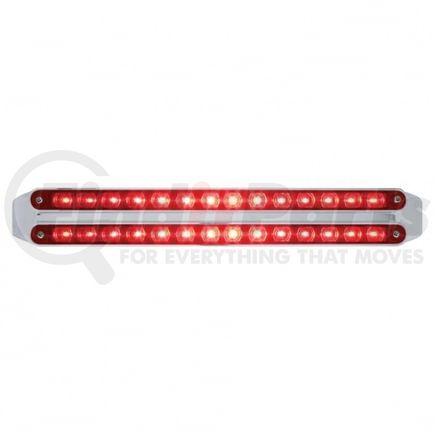 United Pacific 37666 Brake/Tail/Turn Signal Light - Dual 14 LED 12", Bars, Red LED/Red Lens