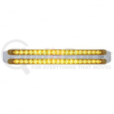 United Pacific 37678 Turn Signal Light - Dual 19 LED 12" Reflector Light Bars, Amber LED/Amber Lens