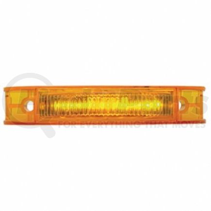 United Pacific 38163 Clearance/Marker Light, Amber LED/Amber Lens, Rectangle Design, 7 LED