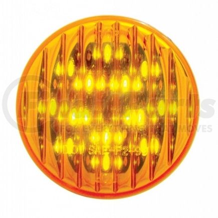 United Pacific 38176BAK Clearance/Marker Light, Amber LED/Amber Lens, 2.5", 13 LED, with Grommet and Plug