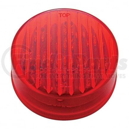 United Pacific 38177BRK Clearance/Marker Light - Red LED/Red Lens, 2.5", 13 LED, with Grommet and Plug