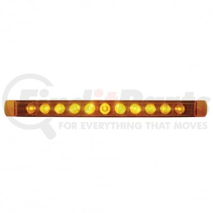 United Pacific 38463B Turn Signal Light - Bulk, 11 LED, 17" Bar, Amber LED/Lens