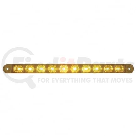 United Pacific 38942B Turn Signal Light - Bulk, 10 LED, 9" Bar, Amber LED/Lens