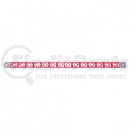 United Pacific 38949 Brake / Tail / Turn Signal Light - 12" Light Bar, 14 LED, Red LED/Clear Lens
