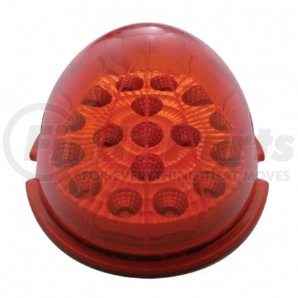 United Pacific 39321B Truck Cab Light - 17 LED, Dual Function, Reflector, Red LED/Red Lens