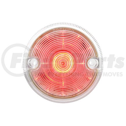 United Pacific 39331B Auxiliary Light - 15 LED 3" Dual Function Double Face Light Only, Red LED/Clear Lens
