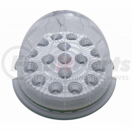 United Pacific 39449 Truck Cab Light - 17 LED, Watermelon Reflector, Amber LED/Clear Lens