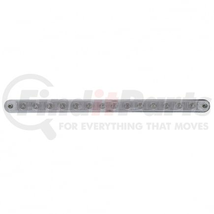 United Pacific 39608 Turn Signal Light - 14 LED 12" Turn Signal Light Bar, with Bezel, Amber LED/Clear Lens