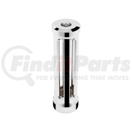 United Pacific 71127 Gearshift Knob - Sonoma Style, Smoke, Chrome Finish, M30X3.5 Thread-On