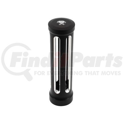 United Pacific 71134 Gearshift Knob - Sonoma Style, Smoke, Matte Black Finish, M30X3.5 Thread-On