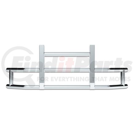 United Pacific 80036 HighwayShield I25 Series Grille Guard - Front, Polished Stainless Steel with Bracket