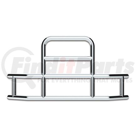 United Pacific 80063 HighwayShield I85 R Series Grille Guard - Front, Polished Stainless Steel with Bracket