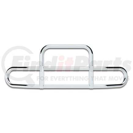 United Pacific 80086 HighwayShield I30 Series Grille Guard - Front, Polished Stainless Steel with Bracket