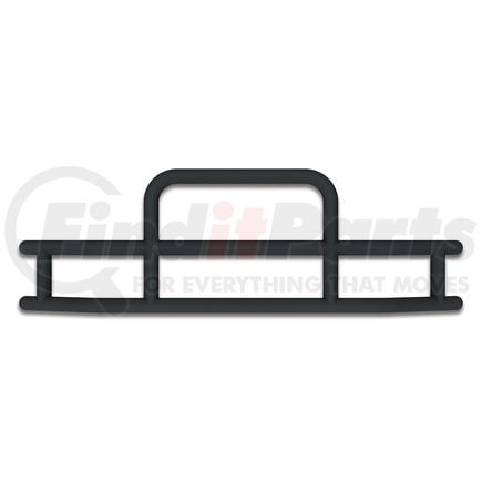 United Pacific 80120 HighwayShield I15 Series Grille Guard - Front, Matte Black with Bracket