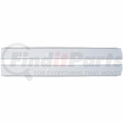 United Pacific 88007 Body B-Pillar - Window Sill Cover, Stainless, for Peterbilt