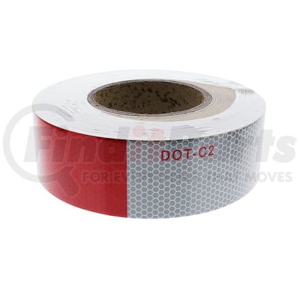 United Pacific 90612 Reflective Tape - DOT-C2, 7" White/11" Red