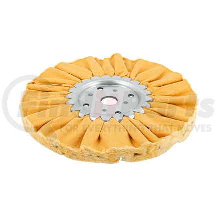 United Pacific 92026 Buffing Wheel - 8" Yellow Treated Airway Buff, 3/4" Arbor
