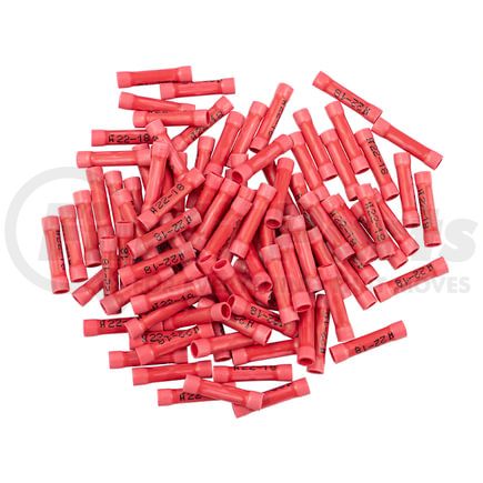United Pacific 98000 Butt Connector - 100 Pieces, Vinyl, 22-18 AWG