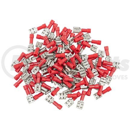 United Pacific 98002 Female Disconnect Terminal - 100 Pieces, Vinyl, 22-18 AWG, .250 Tab