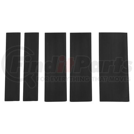 United Pacific 98020 Heat Shrink Tubing Assortment - 4" Long, 1/2", 3/4", 1", Black
