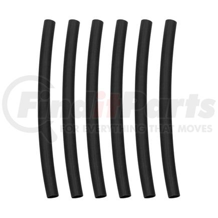 United Pacific 98017 Heat Shrink Tubing - 4" Long, 1/4", Black