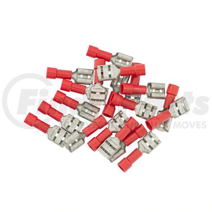 United Pacific 98034 Female Disconnect Terminal - 19 Pieces, Vinyl, 22-18 AWG, .250 Tab