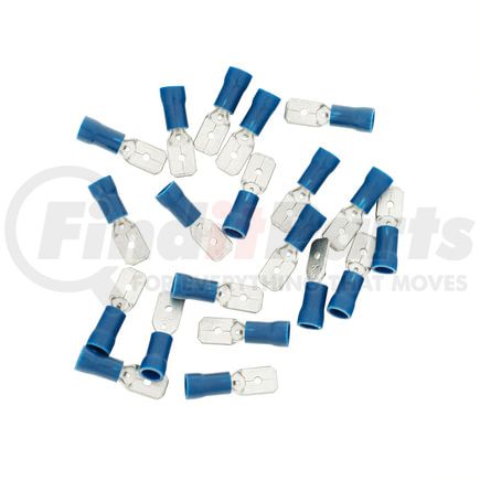 United Pacific 98057 Male Disconnect Terminal - 19 Pieces, Vinyl, 16-14 AWG, .250 Tab