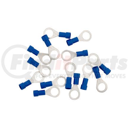 United Pacific 98065 Ring Terminal - 14 Pieces, Vinyl, 16-14 AWG, 5/16" Stud