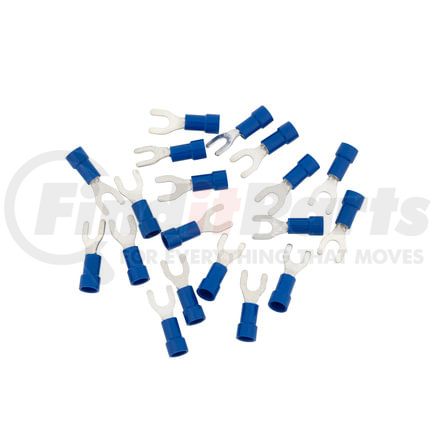 United Pacific 98067 Spade Terminal - 19 Pieces, Vinyl, 16-14 AWG, #8 Stud