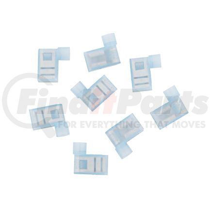 United Pacific 98079 Flag Terminal - 8 Pieces, Nylon, 16-14 AWG, .250 Tab