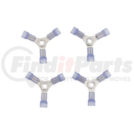 United Pacific 98081 3-Way Terminal - 4 Pieces, 16-14 AWG, Nylon Connector