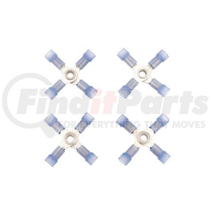 United Pacific 98080 4-Way Terminal - 4 Pieces, 16-14 AWG, Nylon Connector