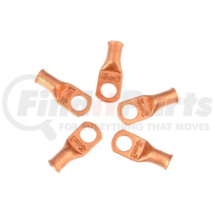 United Pacific 98093 Electrical Wiring Lug - 4 AWG 3/8" Stud Seamless, Tubular, Copper