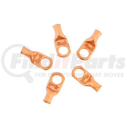 United Pacific 98092 Electrical Wiring Lug - 6 AWG 3/8" Stud Seamless, Tubular, Copper