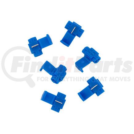 United Pacific 98100 Multi-Purpose Wire Connector - Blue, Mid-Line Tap Style, 18-14 AWG, with Stop