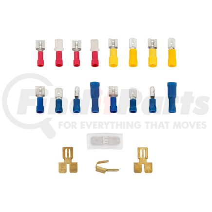 United Pacific 98102 Disconnect Terminal - 20 Pieces, Assorted, Vinyl, 22-10 AWG