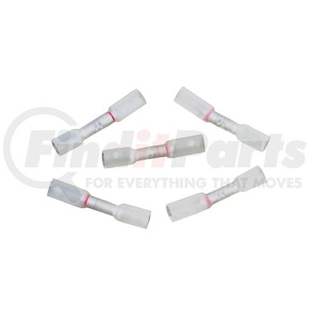 United Pacific 98136 Multi-Purpose Wire Connector - Clear with White Dash, CS Heat Shrink, 24-22 to 20-18 AWG