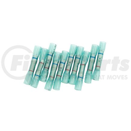 United Pacific 98143 Butt Connector - 10 Pieces, Blue, 20-18 to 16-14 AWG, CS Heat Shriink Step-Down