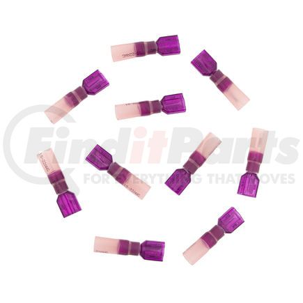 United Pacific 98156 Female Disconnect Terminal - Red, 22-18 AWG, .250 Tab, CS Fully Insulated Heat Shrink