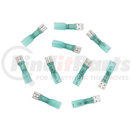 United Pacific 98172 Female Disconnect Terminal - Blue, 16-14 AWG, .250 Tab, CSS Heat Shrink