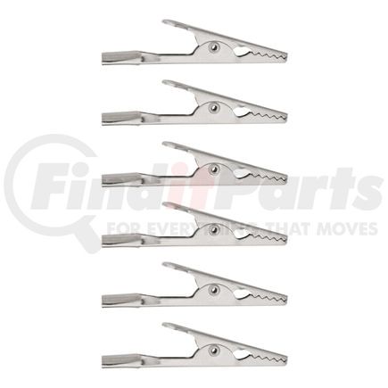 United Pacific 98234 Alligator Clip - 6 Pieces, 2" 10 AMP